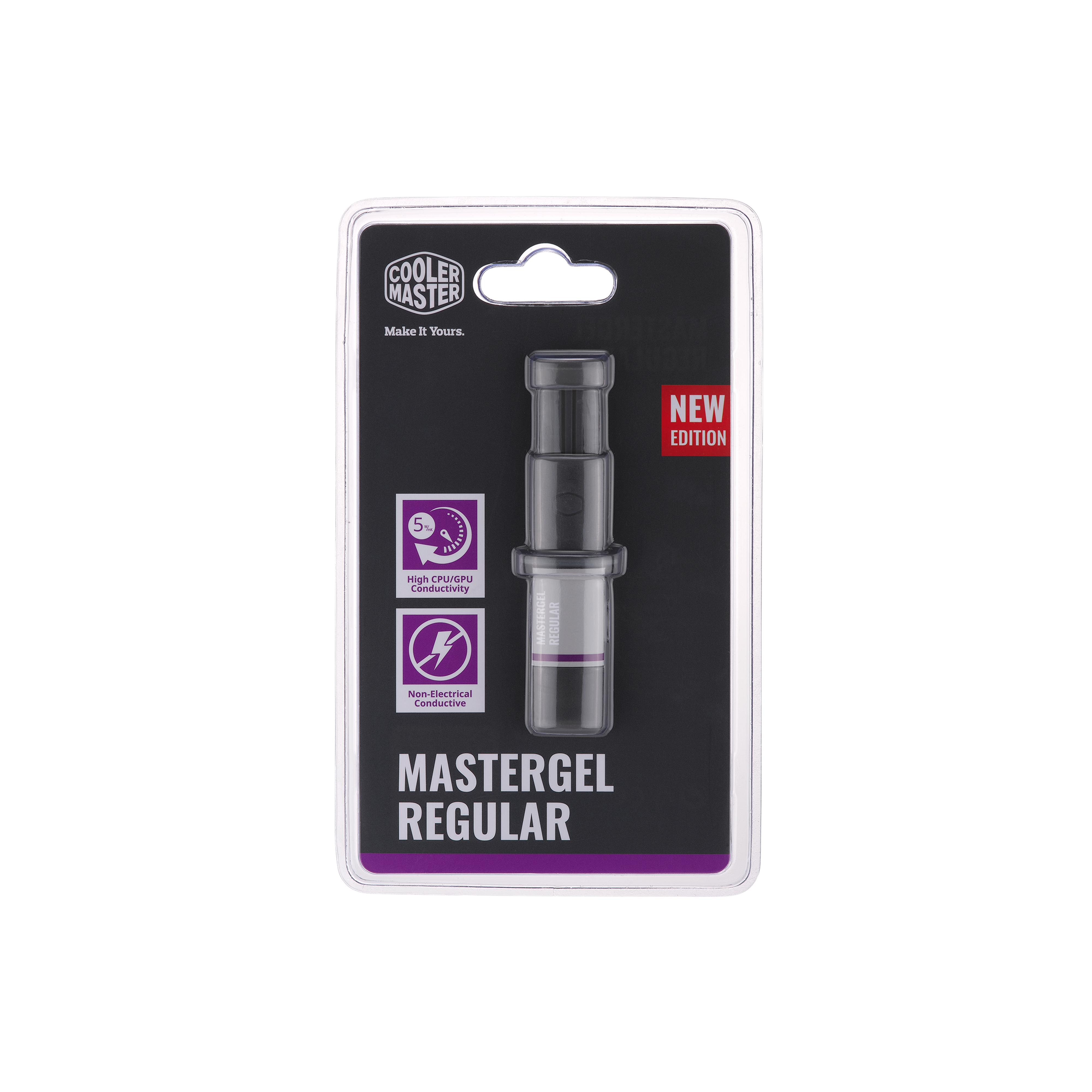 Cooler Master New Edition MasterGel Regular High Performance Thermal Paste w/ Exclusive Flat-Nozzle Syringe Design for CPU and GPU Cooler Master New Edition MasterGel Regular High Performance Thermal Paste w/ Exclusive Flat-Nozzle Syringe Design for CPU and GPU